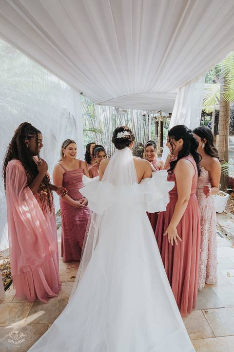 FIRT LOOK MADRINHAS CASAMENTO'