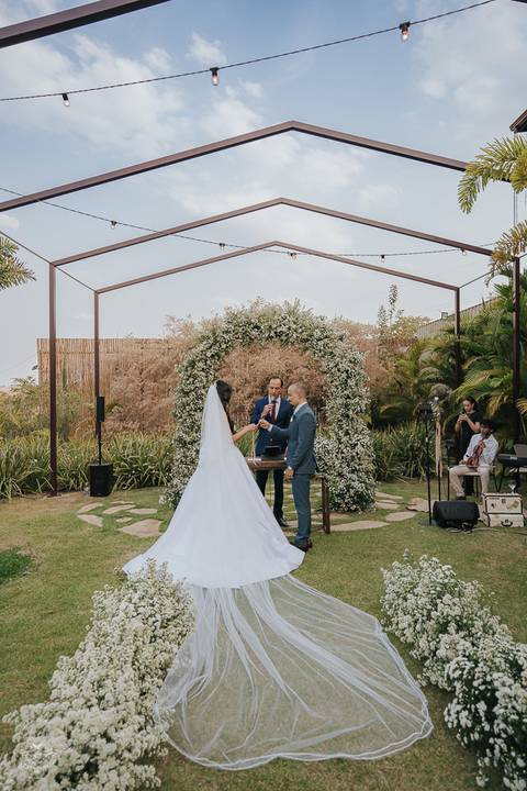 FOTOS CASAMENTO DE DIA A CASA GIARDINI CONFINS'