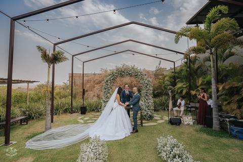 FOTOS CASAMENTO DE DIA A CASA GIARDINI CONFINS'