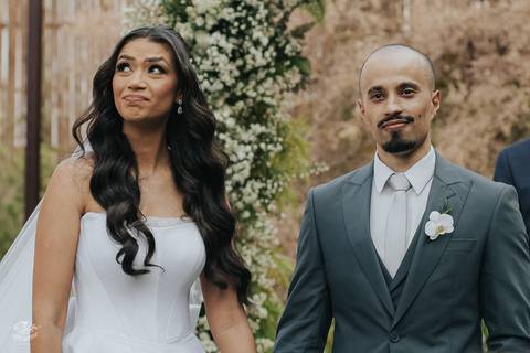 FOTOS CERIMONIA CASAMENTO DE DIA A CASA GIARDINI CONFINS'