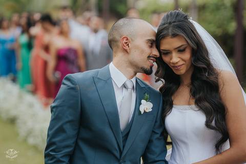 FOTOS CERIMONIA CASAMENTO DE DIA A CASA GIARDINI CONFINS'