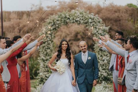 FOTOS CERIMONIA CASAMENTO DE DIA A CASA GIARDINI CONFINS'