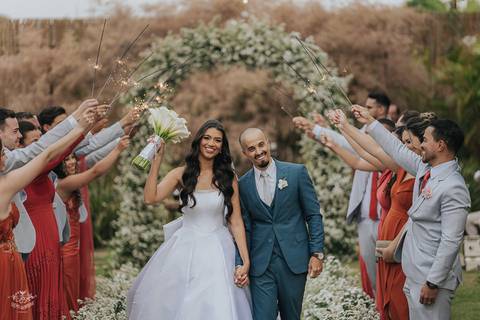FOTOS CERIMONIA CASAMENTO DE DIA A CASA GIARDINI CONFINS'