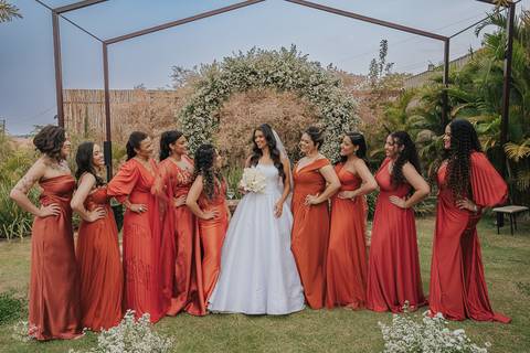 FOTOS CERIMONIA CASAMENTO DE DIA A CASA GIARDINI CONFINS'