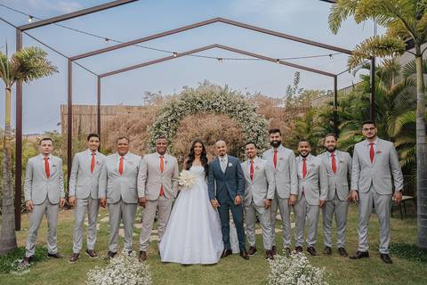 FOTOS CERIMONIA CASAMENTO DE DIA A CASA GIARDINI CONFINS'