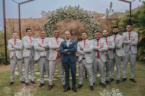 FOTOS CERIMONIA CASAMENTO DE DIA A CASA GIARDINI CONFINS'