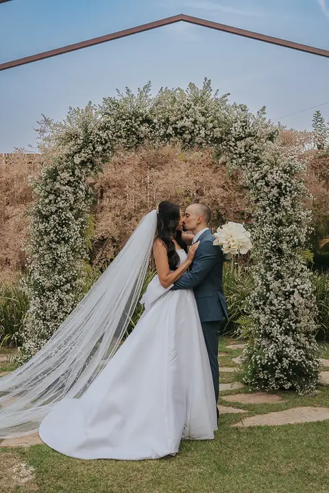 FOTOS CERIMONIA CASAMENTO DE DIA A CASA GIARDINI CONFINS'