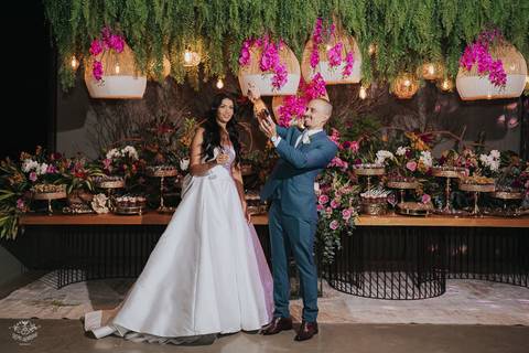 FOTOS FESTA DE CASAMENTO A CASA GIARDINI CONFINS'