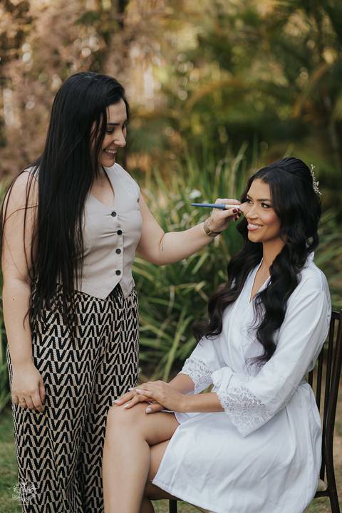 FOTOS MAKING OF NOIVA A CASA GIARDINI CONFINS MG'