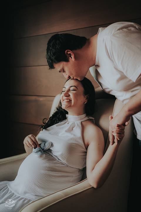 FOTOS ENSAIO GESTANTE EM CASA'