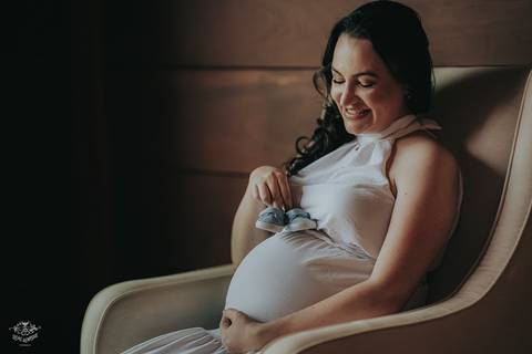 FOTOS ENSAIO GESTANTE EM CASA'