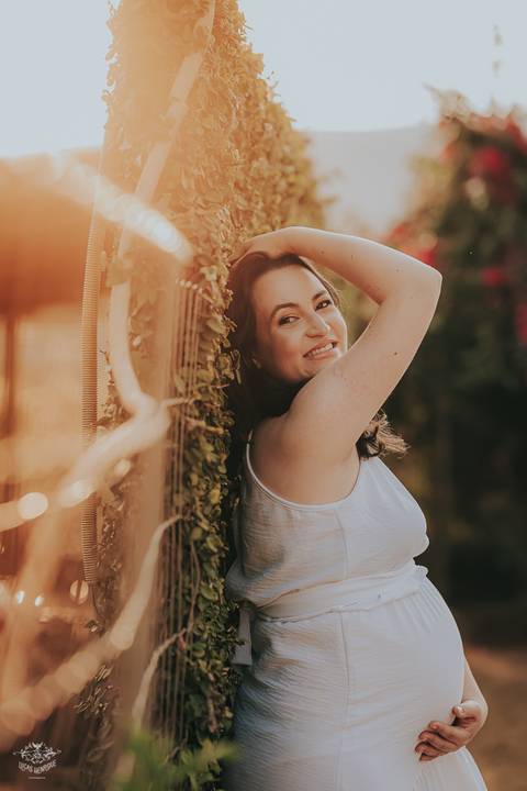 FOTOS ENSAIO GESTANTE EM CASA'