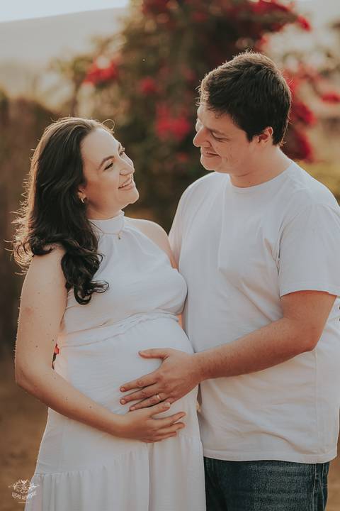 FOTOS ENSAIO GESTANTE EM CASA'