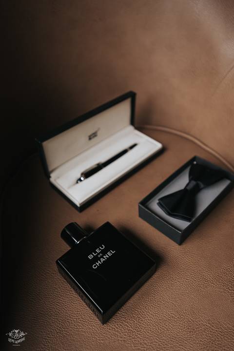 acessorios noivo casamento montblank, blue de chanel'