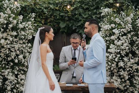 FOTOS  CERIMONIA CASAMENTO BEATRIZ E VICTOR - A CASA GIARDINI'