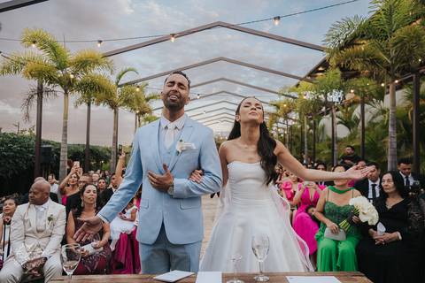 FOTOS  CERIMONIA CASAMENTO BEATRIZ E VICTOR - A CASA GIARDINI'