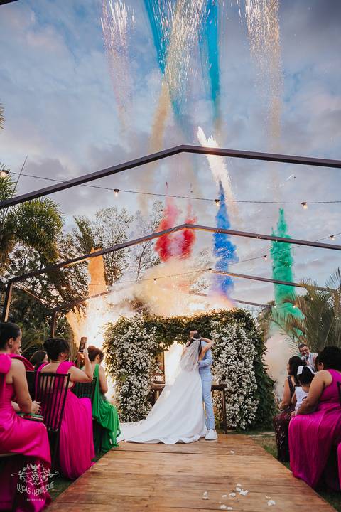 FOTOS  CERIMONIA CASAMENTO BEATRIZ E VICTOR - A CASA GIARDINI'