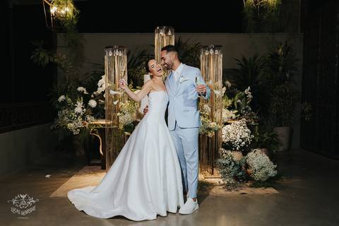 FOTOS  FESTAS CASAMENTO BEATRIZ E VICTOR - A CASA GIARDINI'