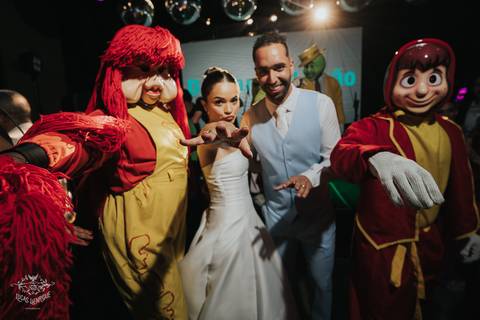 FOTOS  FESTAS CASAMENTO BEATRIZ E VICTOR - A CASA GIARDINI'