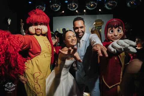 FOTOS  FESTAS CASAMENTO BEATRIZ E VICTOR - A CASA GIARDINI'