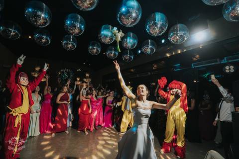 FOTOS  FESTAS CASAMENTO BEATRIZ E VICTOR - A CASA GIARDINI'