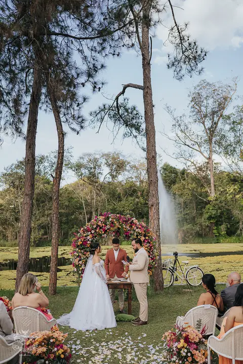 FOTOS CASAMENTO POR DO SOL ESPACO BODOCO BETIM'