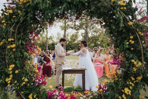 FOTOS CASAMENTO POR DO SOL ESPACO BODOCO BETIM'