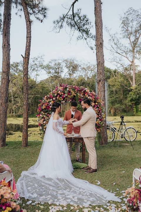 FOTOS CASAMENTO POR DO SOL ESPACO BODOCO BETIM'