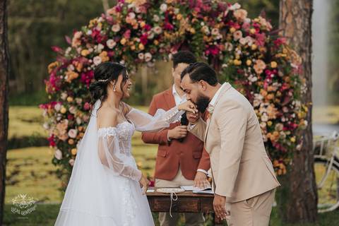 FOTOS CASAMENTO POR DO SOL ESPACO BODOCO BETIM'