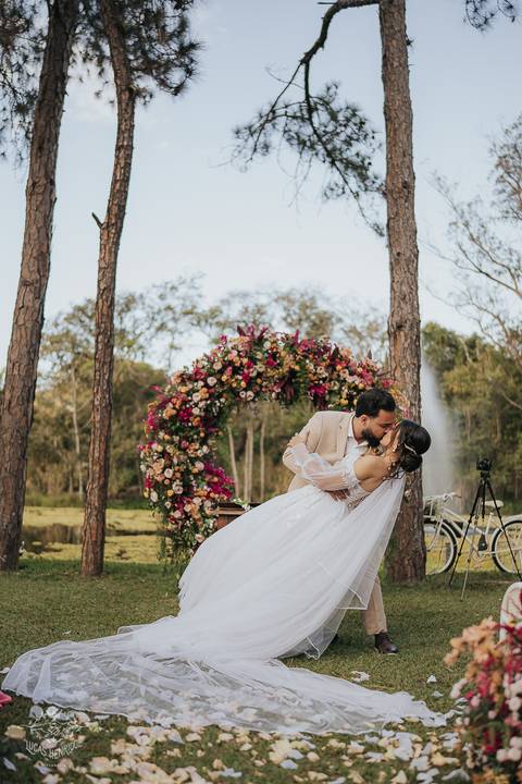 FOTOS CERIMONIA CASAMENTO POR DO SOL ESPACO BODOCO BETIM'