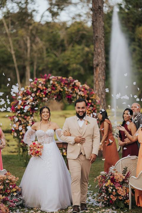 FOTOS CERIMONIA CASAMENTO POR DO SOL ESPACO BODOCO BETIM'