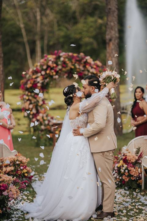 FOTOS CERIMONIA CASAMENTO POR DO SOL ESPACO BODOCO BETIM'