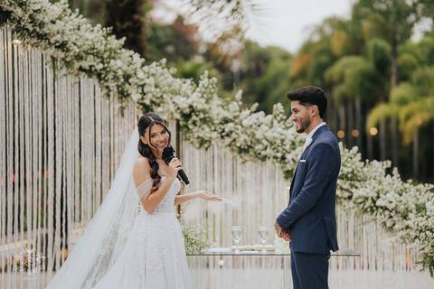 FOTOS CERIMONIA CASAMENTO ESPACO SANCTUARIUM BETIM MG'