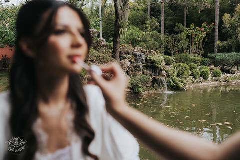 FOTOS MAKING OF NOIVA ESPACO SANCTUARIUM'