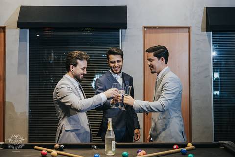 FOTOS MAKING OF NOIVO BARBEARIA BARUQUE'