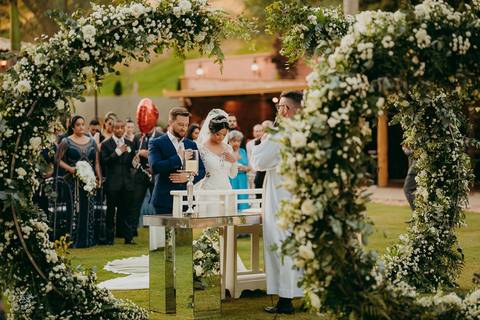 fotos cerimonia casamento espaço sanctuarium betim '
