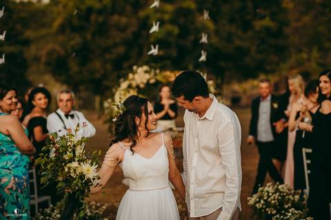 SAIDA DOS NOIVOS DO CASAMENTO'