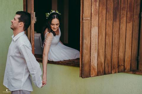 PRIMEIRO TOQUE DOS NOIVOS ANTES DO CASAMENTO'