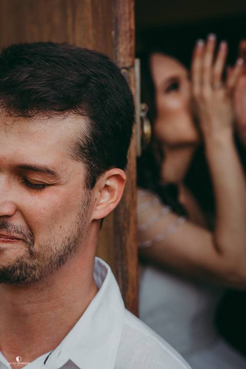 PRIMEIRO TOQUE DOS NOIVOS ANTES DO CASAMENTO EMOCIONANTE'