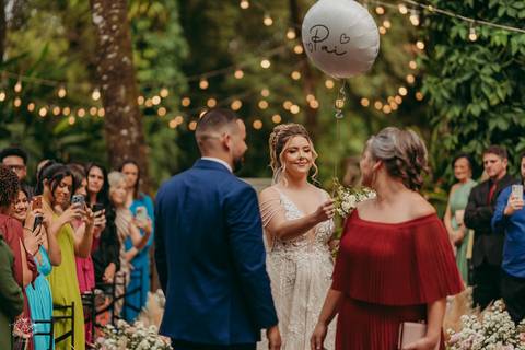 FOTOS CERIMONIA CASAMENTO SITIO PARAISO DA MATA '