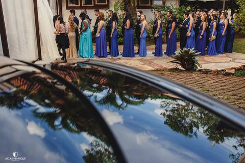 FOTOS DAS ENTRADAS DOS PADRINHOS E MADRINHAS NO CASAMENTO COM CEU AZUL'