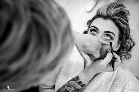 FOTOS DA NOIVA NO MAKING OF'