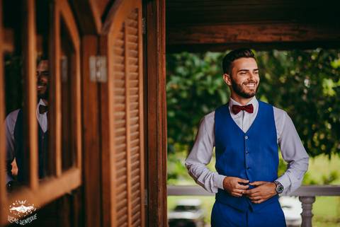 FOTOS TERNO AZUL PARA CASAMENTO'
