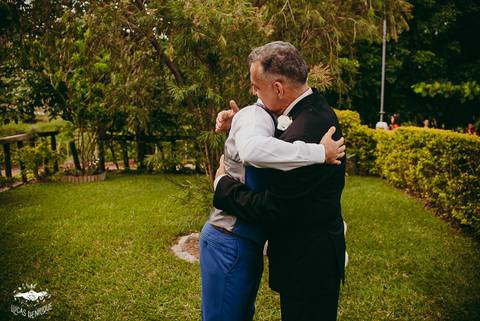 MAKING OF DO NOIVO COM PAI E SOGRO'