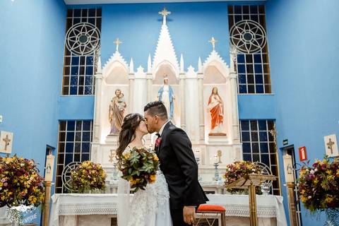 FOTOS DE CASAMENTO NA IGREJA AZUL DE IBIRITÉ'