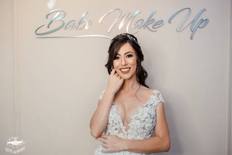 fotos making of da noiva babi make up'