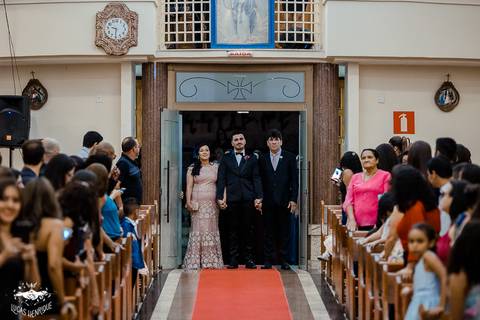 Cerimonia de casamento igreja matriz de Ibirité'