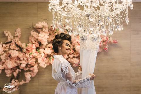 FOTOS DE MAKING OF DA NOIVA NO ESPAÇO ANA FERNANDA MAKE UP EM IBIRITE'