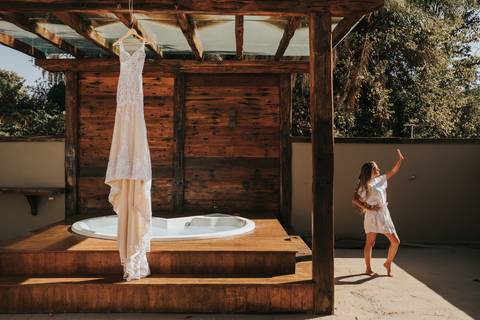 fotos making of noiva sitio rustico dia'