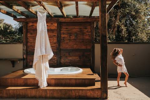 fotos making of noiva sitio rustico dia'